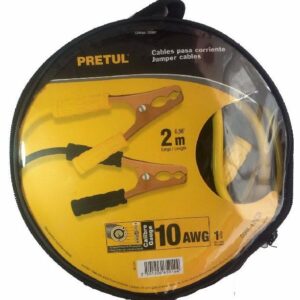 (22807)CABLE PARA PASAR CORRIENTE, 2M CAL.10, AWG, PRETUL