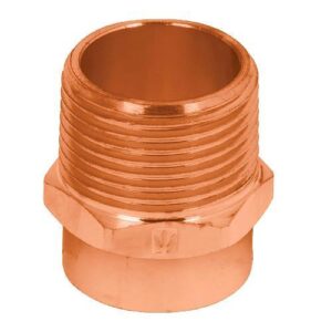 CONECTOR 1" COBRE  CON ROSCA EXTERIOR