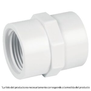 ADAPTADOR HEMBRA DE PVC, 1-1/2"
