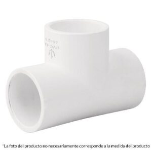 TEE SENCILLA DE PVC, 2"