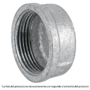 TAPÓN CAPA, ACERO GALVANIZADO, 3/4"