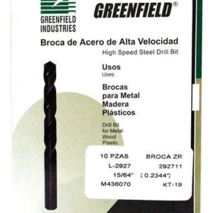 Brocas Para Metal Greenfield De 5/32