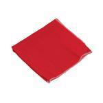 Franela roja de algodon de 1 m, Klintek