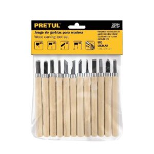 JUEGO DE 12 GURBIAS ESCOLARES PARA MADERA