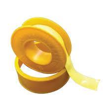 CINTA SELLA ROSCA 1/2 " X 260" 6.60MT AMARILLA D/TEFLON IMPERMEABLE
