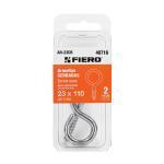 BLISTER CON 2  ARMELLAS CERRADAS DE 23X110
