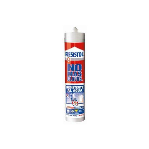 ADHESIVO DE MONTAJE INTERIOR Y EXTERIOR NO MAS CLAVOS 450 G CARTUCHO RESISTENTE AL AGUA