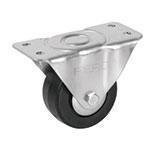 RODAJAS DE HULE 4" PLACA FIJA CON BALERO,FIERO