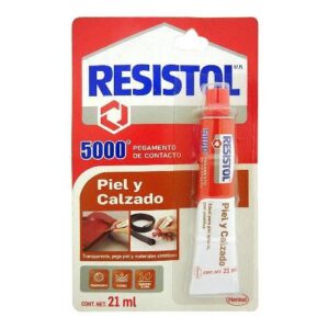 PEGAMENTO DE CONTACTO 21 ML (0.71 OZ) BASE SOLVENTE TRANSPARENTE (5000 PIEL Y CALZADO) RESISTOL 5000