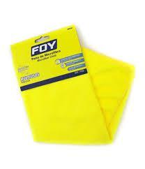 PAÑO MICROFIBRA AMARILLO 40X40CM FOY
