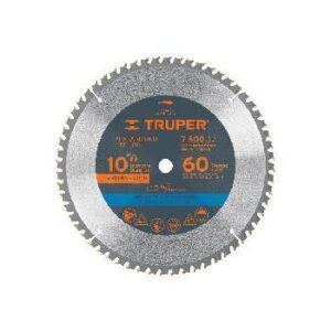 DISCO SIERRA 10" PARA MADERA, 60 DIENTES CENTRO 5/8"